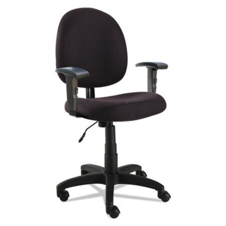 Picture of Alera Essentia Series Swivel Task Chair with Adjustable Arms, Supports Up to 275 lb, 17.71" to 22.44" Seat Height, BlackALE-VTA4810