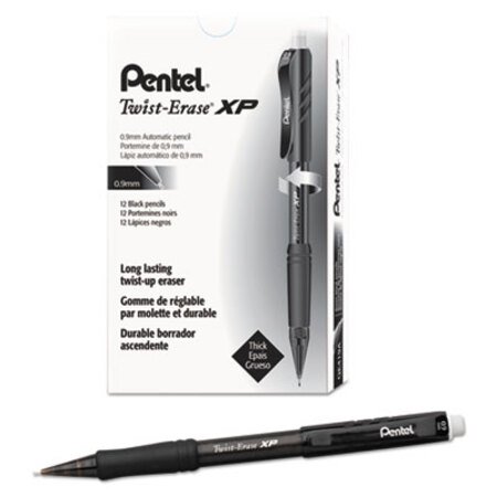 Picture of Twist-Erase EXPRESS Mechanical Pencil, 0.9 mm, HB (#2.5), Black Lead, Black Barrel, DozenPEN-QE419A