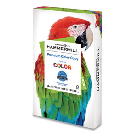 Picture of Premium Color Copy Print Paper, 100 Bright, 28lb, 8.5 x 14, Photo White, 500/ReamHAM-102475