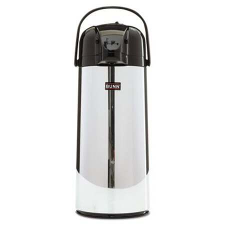 Picture of 2.2 Liter Push Button Airpot, Stainless SteelBUN-AIRPOT22