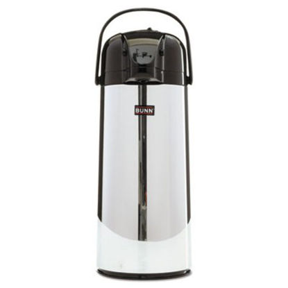 Picture of 2.2 Liter Push Button Airpot, Stainless SteelBUN-AIRPOT22