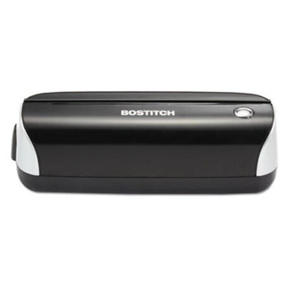 Picture of 12-Sheet Electric Three-Hole Punch, BlackBOS-EHP3BLK