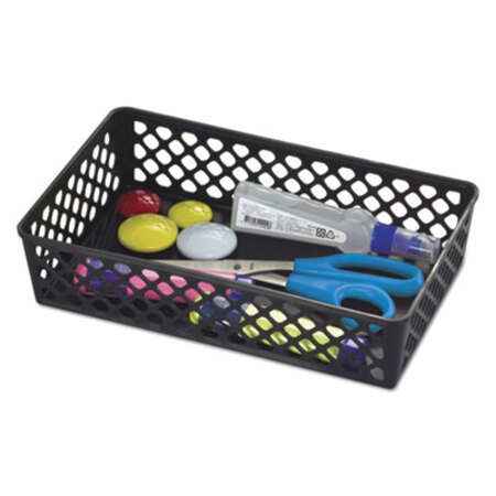 Picture of Recycled Supply Basket, 10.0625" x 6.125" x 2.375", Black, 2/PackOIC-26202