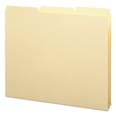 Picture of Recycled Blank Top Tab File Guides, 1/3-Cut Top Tab, Blank, 8.5 x 11, Manila, 100/BoxSMD-50134