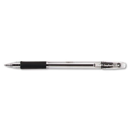 Picture of EasyTouch Ballpoint Pen, Stick, Fine 0.7 mm, Black Ink, Clear Barrel, DozenPIL-32001