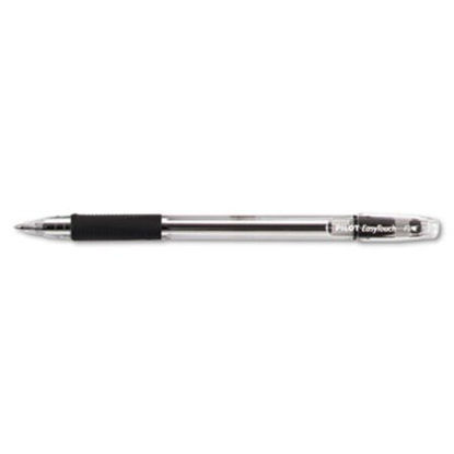 Picture of EasyTouch Ballpoint Pen, Stick, Fine 0.7 mm, Black Ink, Clear Barrel, DozenPIL-32001