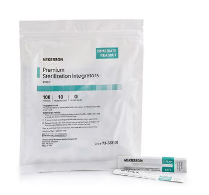 Picture of McKesson Sterilization Chemical Integrator Strip Steam 4 Inch73-SSI100