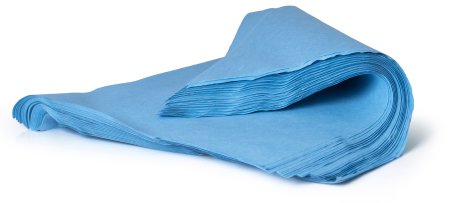 Picture of McKesson Sterilization Wrap Blue 20 X 20 Inch Single Layer Cellulose Steam / EO Gas18-487