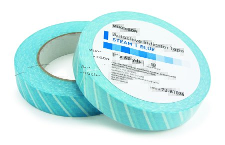 Picture of Steam Indicator Tape McKesson 1 Inch X 60 Yard Steam73-BT36