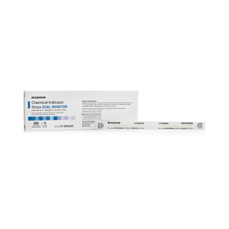 Picture of McKesson Sterilization Chemical Indicator Strip Steam / EO Gas 8 Inch73-DMS250