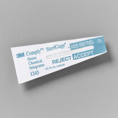 Picture of Comply™ SteriGage™ Sterilization Chemical Integrator Strip Steam 2 Inch1243B