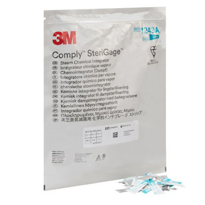 Picture of Comply™ SteriGage™ Sterilization Chemical Integrator Strip Steam 2 Inch1243A