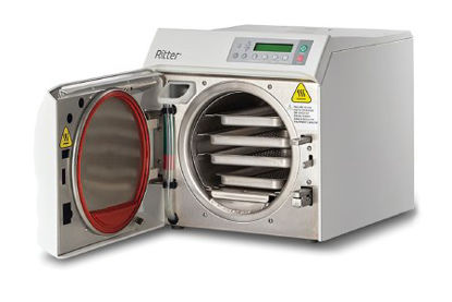 Picture of Ritter® M9 Tabletop Autoclave Steam 9 Inch Diameter X 15 Inch Depth Automatic DoorM9-042
