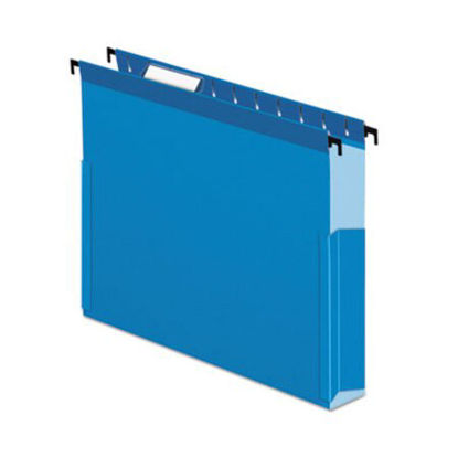 Picture of SureHook Reinforced Extra-Capacity Hanging Box File, Letter Size, 1/5-Cut Tab, Blue, 25/BoxPFX-59203
