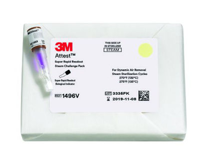 Picture of Attest™ Super Rapid Readout Sterilization Indicator Challenge Pack Steam1496V
