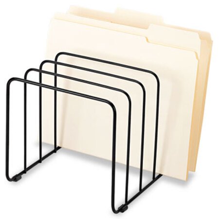 Picture of Wire Vertical File, 5 Sections, Letter to Legal Size Files, 10.25" x 8" x 7.44", BlackFEL-72351
