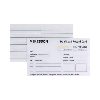 Picture of Sterilization Record Card McKesson Steam / EO Gas73-DLC250