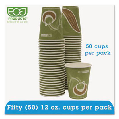 Picture of Evolution World 24% Recycled Content Hot Cups Convenience Pack, 12 oz, 50/PackECO-EPBRHC12EWPK