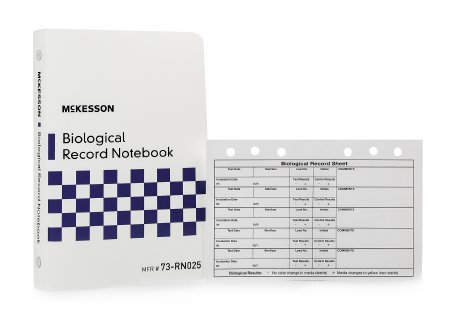 Picture of Biological Record Notebook McKesson73-RN025