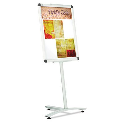 Picture of Improv Lobby Clip-Frame Pedestal Sign, 18 x 24 Frame, 54" High, AluminumQRT-LCF2418