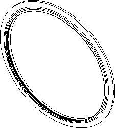 Picture of Door and Dam Gasket Kit 10-3/4 Inch Diameter, Silicone rubber002-0361-01