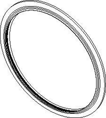 Picture of Door and Dam Gasket Kit 10-3/4 Inch Diameter, Silicone rubber002-0361-01