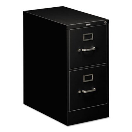 Picture of 510 Series Vertical File, 2 Letter-Size File Drawers, Black, 15" x 25" x 29"HON-512PP