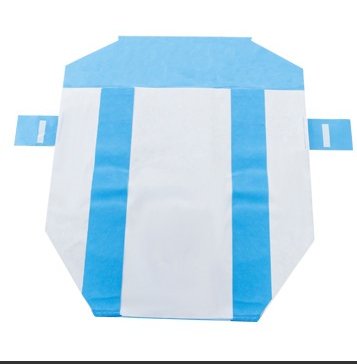 Picture of SMART-FOLD* H650 Sterilization Wrap White / Blue 48 X 61 Inch Dual Layer SMS Polypropylene Steam / EO Gas / Hydrogen Peroxide14309