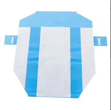 Picture of SMART-FOLD* H650 Sterilization Wrap White / Blue 40 X 55 Inch Dual Layer SMS Polypropylene Steam / EO Gas / Hydrogen Peroxide14277
