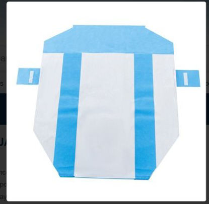 Picture of SMART-FOLD* H650 Sterilization Wrap White / Blue 40 X 47 Inch Dual Layer SMS Polypropylene Steam / EO Gas / Hydrogen Peroxide14271