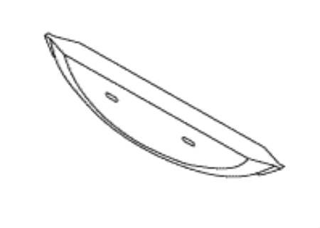 Picture of Dam Gasket Silicone Rubber, Mounts Above Door Gasket053-0903-00