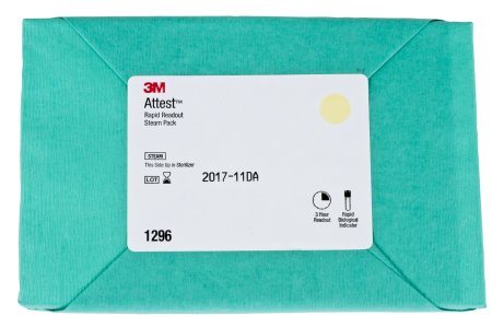 Picture of Attest™ Rapid Readout Sterilization Biological Indicator Pack Steam1296F