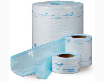 Picture of Sterilization Roll View Pack Ethylene Oxide (EO) Gas / Steam 6 Inch X 100 Foot Transparent / White Heat Seal Paper / Film420S