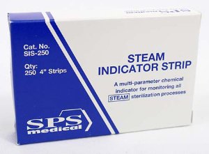 Picture of SPSmedical Sterilization Chemical Indicator Strip Steam 4 InchSIS-250