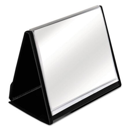 Picture of ShowFile Horizontal Display Easel, 20 Letter-Size Sleeves, BlackCRD-52132