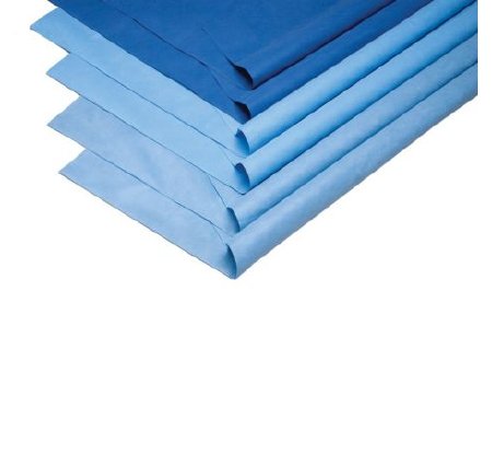 Picture of Cardinal Health™ CH100 Sterilization Wrap Blue / Green 24 X 24 Inch Dual Layer SMS Polypropylene Steam / EO Gas / Hydrogen PeroxideCH1G0024