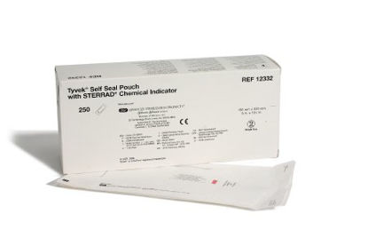 Picture of Sterilization Pouch Tyvek® Gas Plasma 6 X 12-1/2 Inch Transparent / White Self Seal Tyvek® Material12332