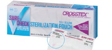 Picture of Sterilization Pouch Sure-Check® Ethylene Oxide (EO) Gas / Steam 5-1/4 X 10 Inch Transparent Self Seal FilmSCM2