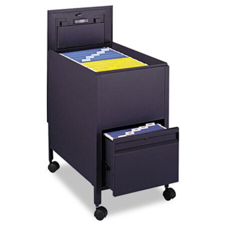 Picture of Locking Mobile Tub File With Drawer, Letter Size, 17w x 26d x 28h, BlackSAF-5364BL