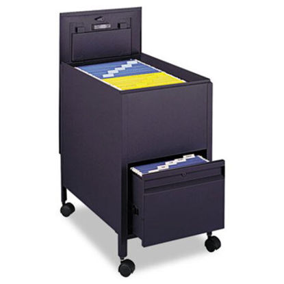 Picture of Locking Mobile Tub File With Drawer, Letter Size, 17w x 26d x 28h, BlackSAF-5364BL
