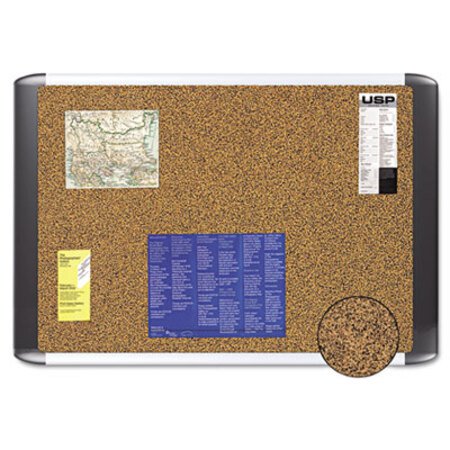 Picture of Tech Cork Board, 48x72 Silver/Black FrameBVC-MVI270501