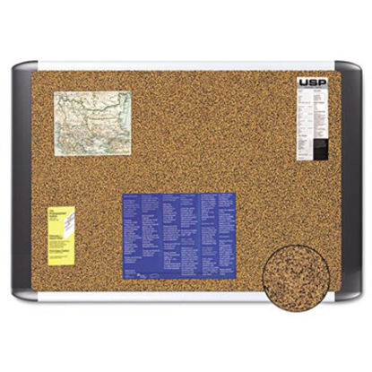 Picture of Tech Cork Board, 48x72 Silver/Black FrameBVC-MVI270501