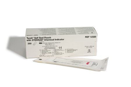 Picture of Sterilization Pouch Tyvek® Gas Plasma 3 X 8 Inch Transparent / White Self Seal Tyvek® Material12320