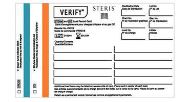 Picture of Sterilization Load Record Card Verdoc® Steam and EO Steam / EO GasRK019
