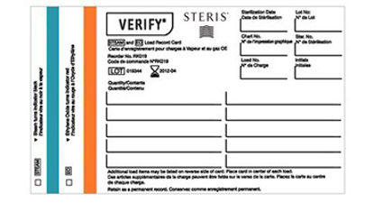 Picture of Sterilization Load Record Card Verdoc® Steam and EO Steam / EO GasRK019