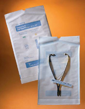 Picture of Sterilization Pouch Ethylene Oxide (EO) Gas / Steam 13 X 18 Inch Transparent / White Self Seal Paper / Film92318