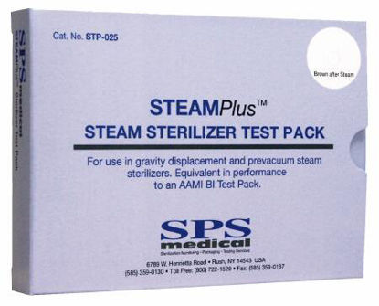 Picture of STEAMPlus™ Sterilization Chemical Integrator Pack Steam 4 InchSTP-025