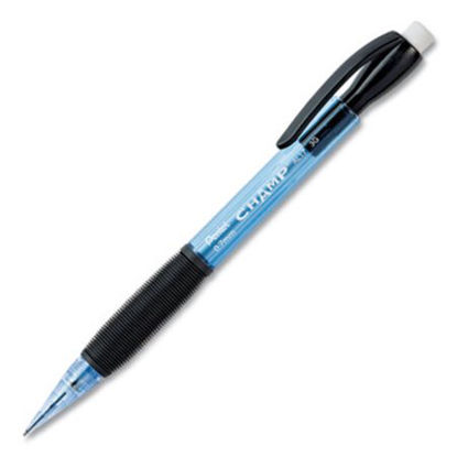 Picture of Champ Mechanical Pencil, 0.7 mm, HB (#2.5), Black Lead, Blue Barrel, DozenPEN-AL17C
