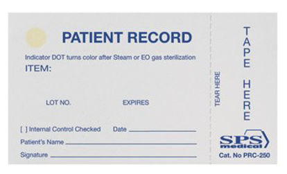 Picture of Sterilization Record Card Steam / EO GasPRC-250