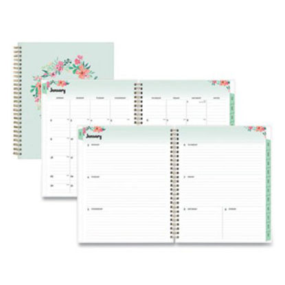 Picture of Frosted Weekly/Monthly Planner, 9 x 7, Floral, 2022BLS-135843